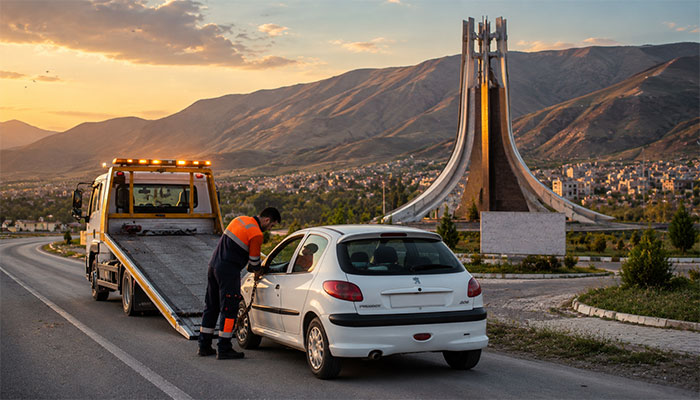 امداد خودرو 206 در بیجار