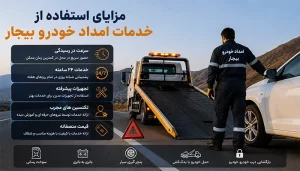 مزایای استفاده از خدمات امداد خودرو بیجار